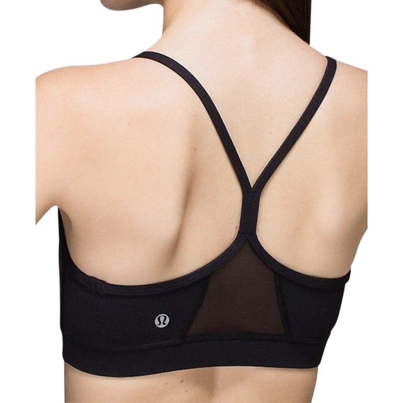 lululemon athletica Other - Lululemon Flow Y Sports Bra Black Size 4